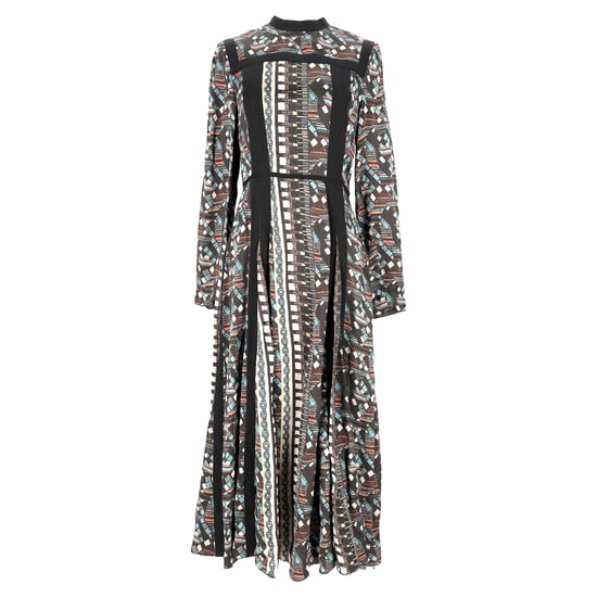 Lanvin Maxikleid mit Mosaikmuster aus mehrfarbiger Viskose - Image 1