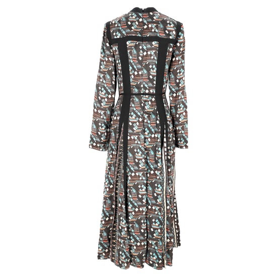 Lanvin Maxikleid mit Mosaikmuster aus mehrfarbiger Viskose - Image 3