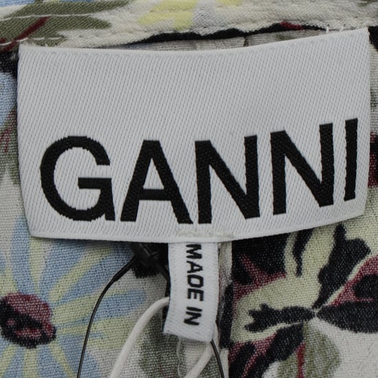 Ganni Crepe-Maxikleid aus Viskose mit Blumenmuster - Image 4