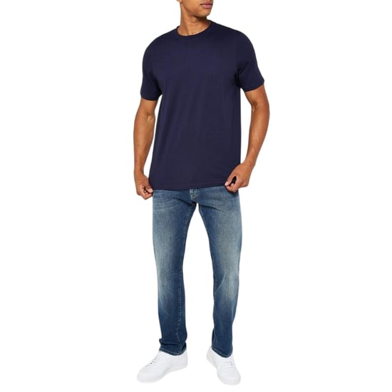 Donnay - T-Shirt für Herren, Rundhalsausschnitt (3er-Pack) (Weiß/Blau/Marine) - Image 3