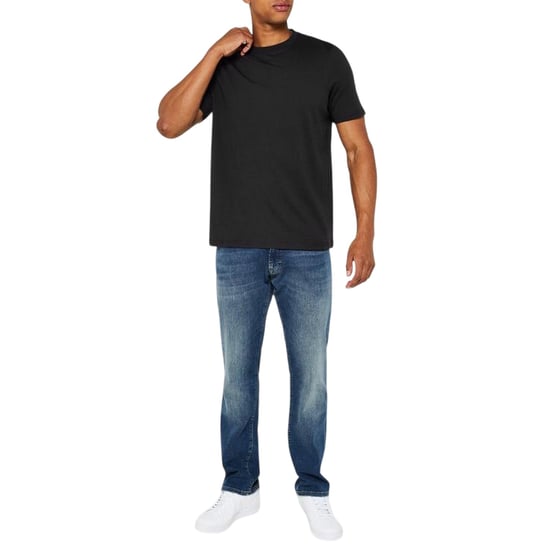 Donnay - T-Shirt für Herren, Rundhalsausschnitt (3er-Pack) (Grau meliert/Holzkohle-Mergel/Schwarz) - Image 4