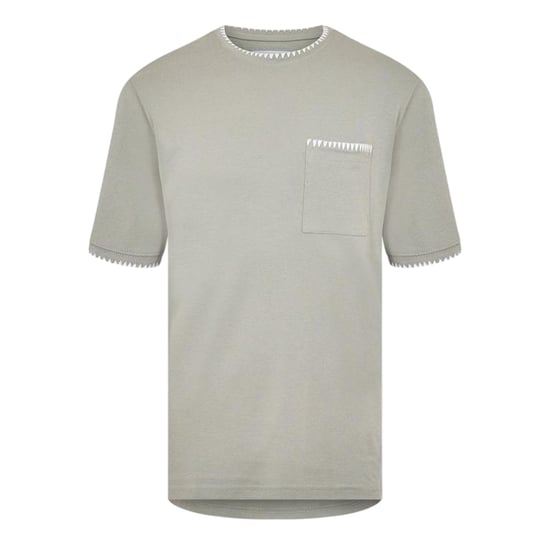 Threadbare - "Perth" T-Shirt für Herren, Jerseyware (Salbei/Ecru) - Image 1