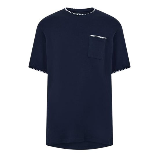 Threadbare - "Perth" T-Shirt für Herren, Jerseyware (Marine/Ecru) - Image 1