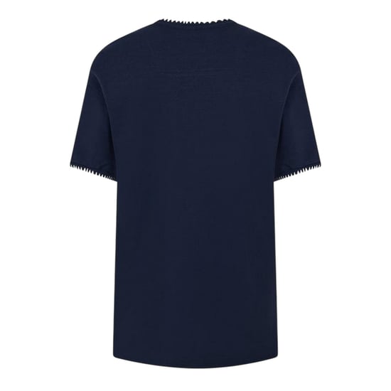 Threadbare - "Perth" T-Shirt für Herren, Jerseyware (Marine/Ecru) - Image 2