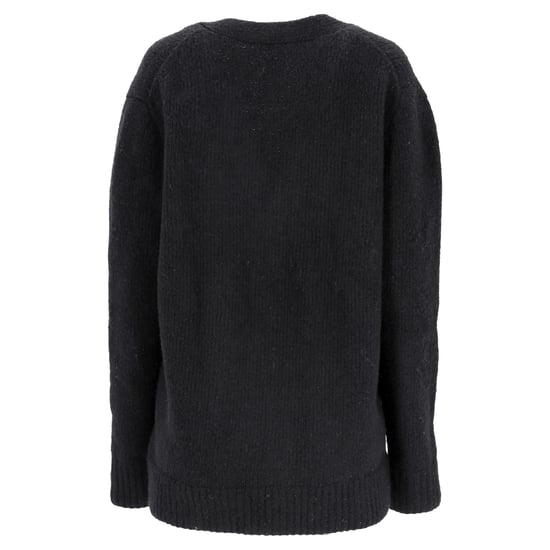 Acne Studios V-Ausschnitt-Strickjacke mit Knöpfen aus schwarzer Wolle - Image 3