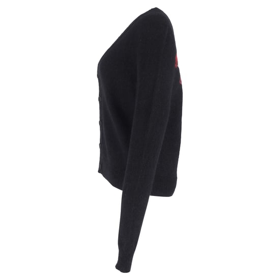 Saint Laurent Flamingo Cardigan aus schwarzem Mohair - Image 2