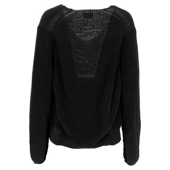 Acne Studios Strickpullover mit Rundhalsausschnitt aus schwarzem Leinen - Image 3
