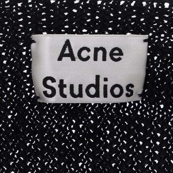 Acne Studios Strickpullover mit Rundhalsausschnitt aus schwarzem Leinen - Image 4