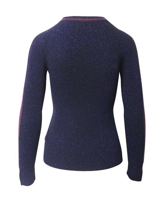 Ba&Sh Glitzerpullover in Mitternachtsblau aus Polyester - Image 2