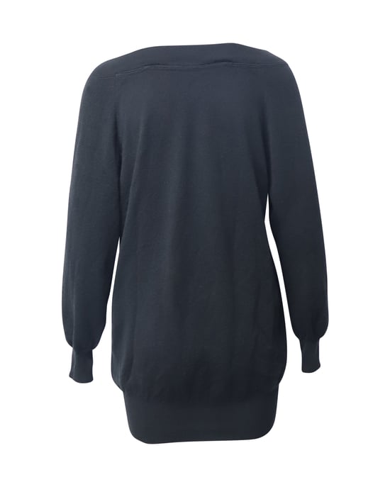 Alexander Wang Lagenpulloverkleid aus schwarzer Merinowolle - Image 3