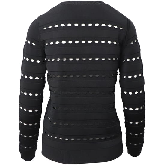 Hervé Léger Pre-owned Stretch-Strick-Bandagepullover aus Rayon - Schwarz - Image 2