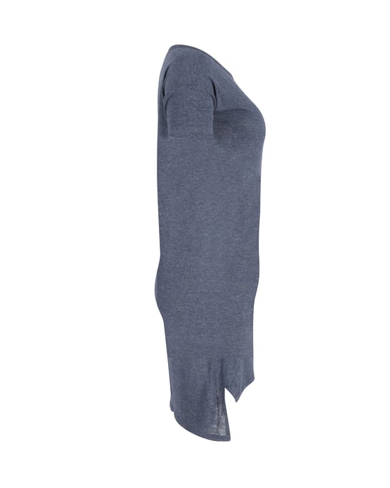 T by Alexander Wang Minikleid mit Rundhalsausschnitt aus blauem Viskose - Image 2