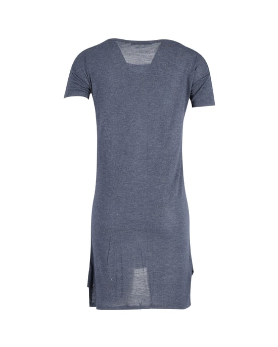 T by Alexander Wang Minikleid mit Rundhalsausschnitt aus blauem Viskose - Image 3