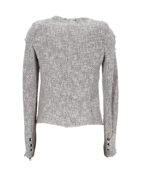 Iro Distressed-Jacke aus Baumwolle - Grau - Image 2