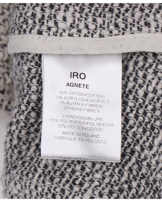 Iro Distressed-Jacke aus Baumwolle - Grau - Image 5
