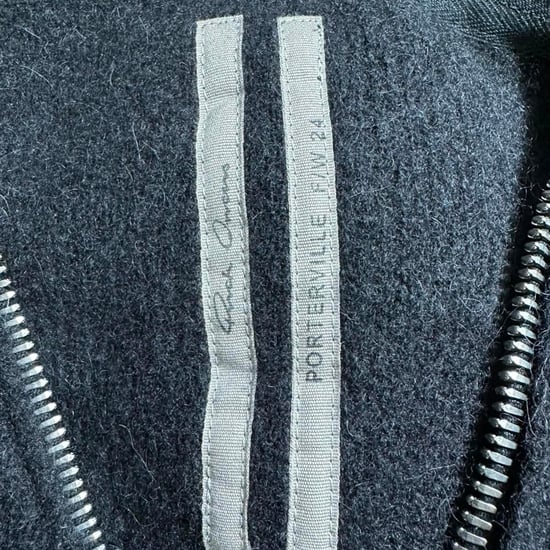 Rick Owens Batwing Klaus Zip Cardigan aus schwarzer Alpakawolle - Image 4