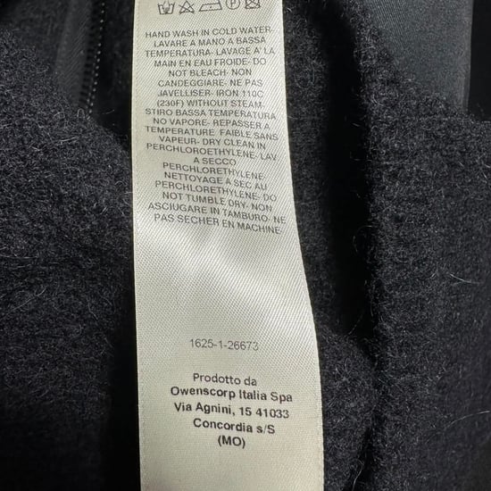 Rick Owens Batwing Klaus Zip Cardigan aus schwarzer Alpakawolle - Image 6