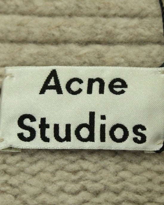 Acne Studios Oversize-Strickcardigan aus beiger Wolle - Image 4