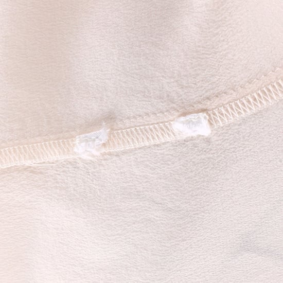 Stella McCartney Langarmhemd mit zwei Taschen aus hellpfirsichfarbenem Crêpe-Satin - Image 5