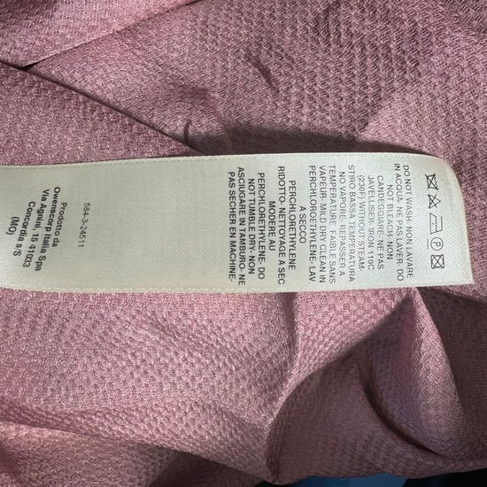 Rick Owens Wickelbluse aus Waffelstrick in rosa Viskose - Image 4
