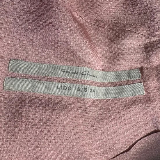 Rick Owens Wickelbluse aus Waffelstrick in rosa Viskose - Image 5