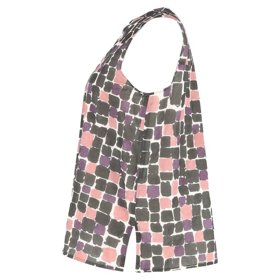 Max Mara Tanktop mit Print und Falten aus mehrfarbiger Baumwolle - Image 2