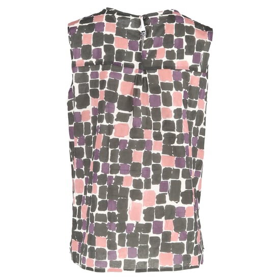 Max Mara Tanktop mit Print und Falten aus mehrfarbiger Baumwolle - Image 3
