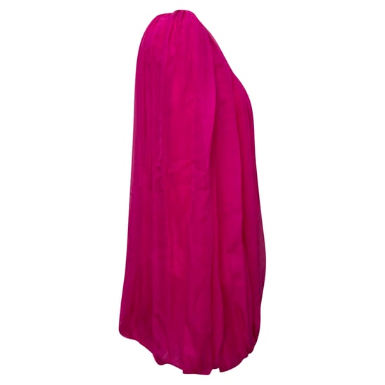 Rick Owens Bluse mit Raffungen aus rosa Seide - Image 2