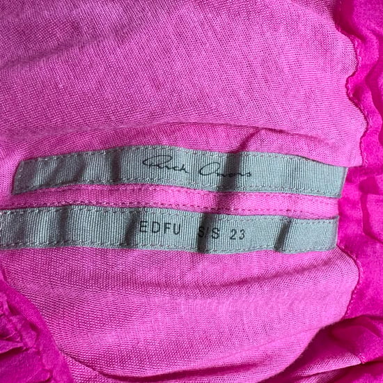 Rick Owens Bluse mit Raffungen aus rosa Seide - Image 4