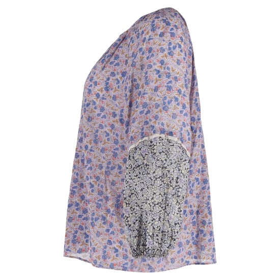 Maje Bleus Cisso Kontrastbluse aus Bio-Baumwolle mit mehrfarbigem Blumenmuster - Image 2