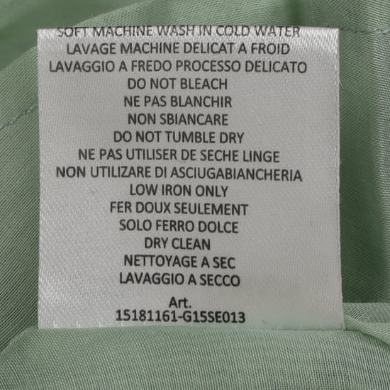 Pierre Balmain Chiffonbluse mit Schlangenmuster in Grün - Image 6