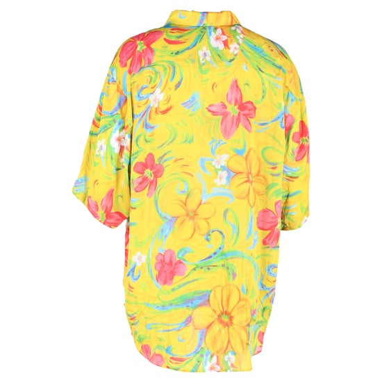 Balenciaga Bluse mit Blumenmuster aus mehrfarbigem Seidenstoff - Image 3