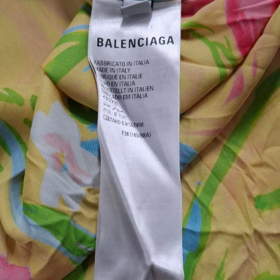 Balenciaga Bluse mit Blumenmuster aus mehrfarbigem Seidenstoff - Image 5