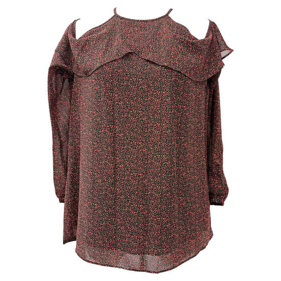 Michael Michael Kors Rüschentop mit Paisley-Muster und schulterfreiem Schnitt aus mehrfarbigem Polyester - Image 1