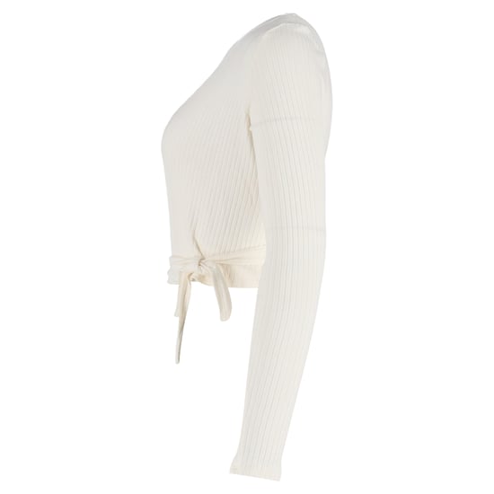 Reformation Jeans Wickeloberteil in Creme Modal - Image 2