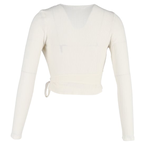 Reformation Jeans Wickeloberteil in Creme Modal - Image 3