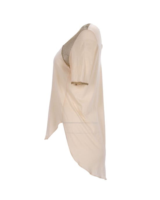Nanushka T-Shirt aus Polyester - Beige - Image 2