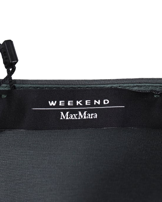Max Mara Weekend Langarmbluse aus grünem Polyester - Image 4