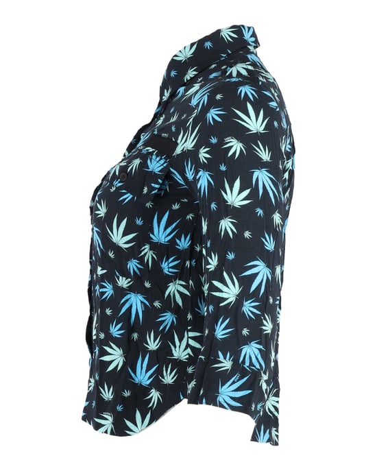 Zadig & Voltaire Hemd mit Blattmuster und Knopfleiste aus mehrfarbiger Viskose - Image 2