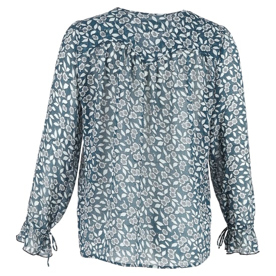 Ba&sh Beatrix Bluse mit Print aus blauem Polyester - Image 3