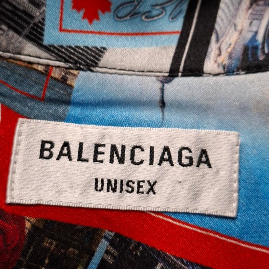 Balenciaga Pre-owned All Over Cities Hemd aus Seide - Mehrfarbig - Image 5