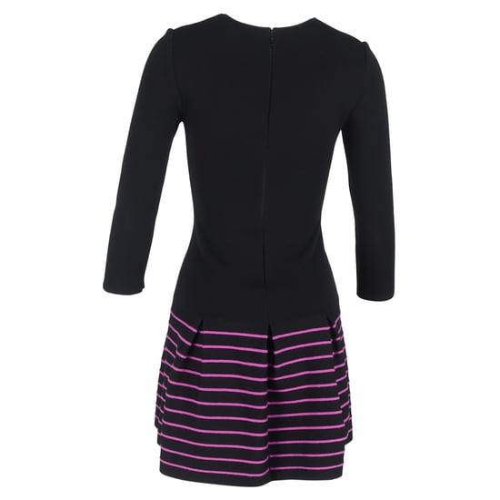 Fendi gestreiftes Minikleid mit ausgestelltem Rock aus mehrfarbiger Wolle - Image 3