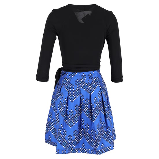 Diane von Furstenberg bedrucktes Mini-Wickelkleid aus mehrfarbiger Wolle - Image 3