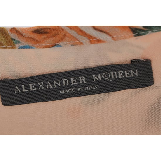 Alexander McQueen Minikleid aus Seide mit Blumenmuster - Image 4