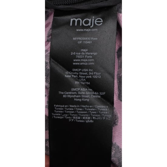 Maje Minikleid mit Tiermuster in Multicolor Cupro - Image 4