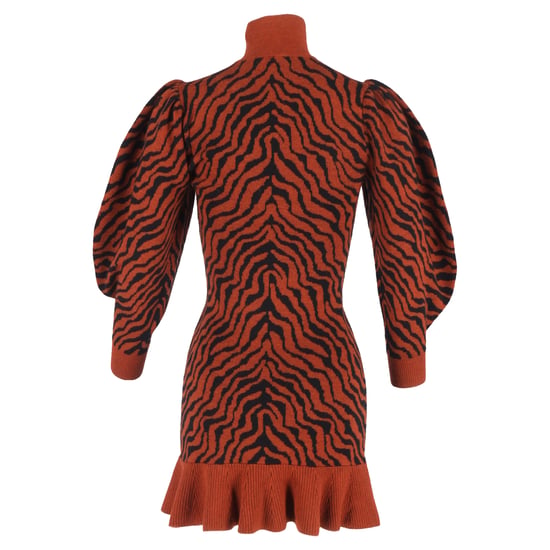 Ulla Johnson Pre-owned Joni Minikleid mit Print und Rüschensaum, Wolle - Orange - Image 3