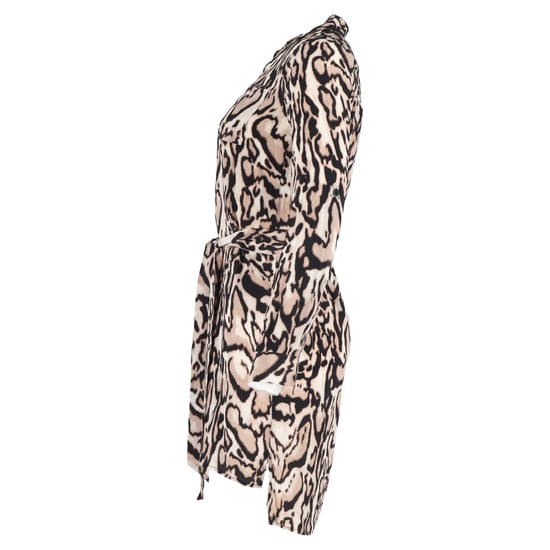 Diane von Furstenberg Taya Leopard Zug-Kleid in Tiermotiv-Seide - Image 2