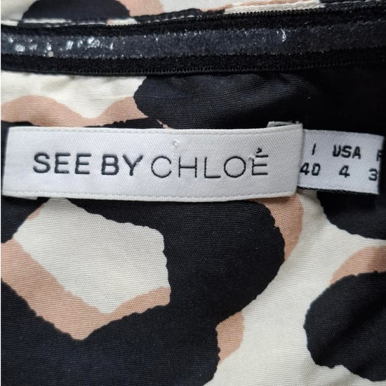 See by Chloé bedrucktes, trägerloses Minikleid aus Seide mit Animal-Print - Image 3