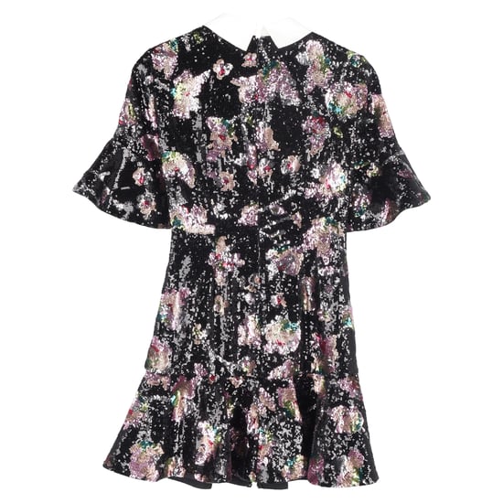 Selbstporträt-Minikleid mit Blumenmuster und Pailletten aus mehrfarbigem Polyester - Image 2