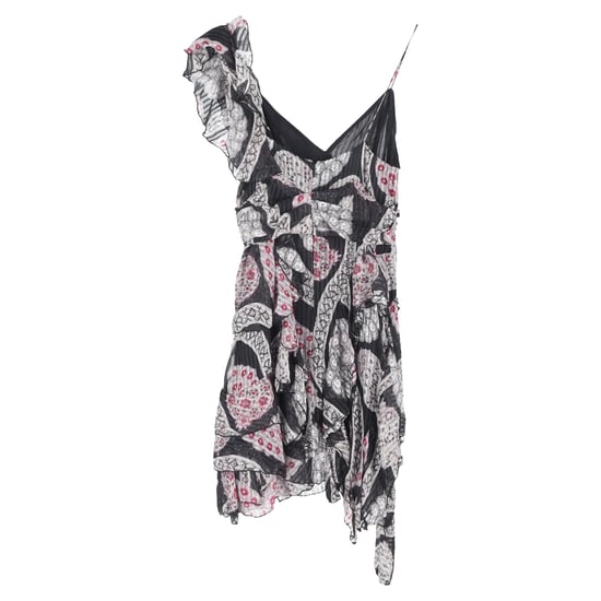 Isabel Marant bedrucktes, gerüschtes Minikleid aus mehrfarbiger Seide - Image 2